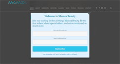 Desktop Screenshot of mamzabeauty.com